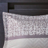 7 Piece Jacquard Comforter Set Purple King B03597200