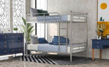 ZNTS Twin Over Twin Metal Bunk Bed 43581300