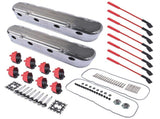 Polished Valve Covers with Lgnition Coils and Wires Fit for Chevrolet GM LS1 LS2 LS3 Clearance for 01724899
