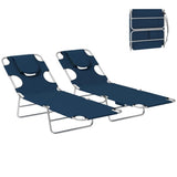 Set of two sun loungers 60592454