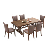 Wooden Dining Chairs Set of 2, Modern Fabric Upholstered Side Chairs,Mid Century Modern W2582P188342