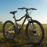 A26336-26 Inch Aluminum Frame Shock Fork Plus Shock Absorber 21-speed Unisex Mountain Bike W709P222990