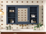 35'' x 27.5'' Medicine Cabinet, Wall Mounted Bathroom Storage Cabinet, Modern Bathroom Wall Cabinet WF322917AAC