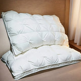 Four-pack of sanded twist pillows, down pillows, down fiber two-in-one pillows, double-layer design, 02559975