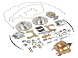 Front Power Disc Brake Conversion Drilled Rotors Lines Set Fit for Chevrolet Bel Air One-Fifty 15660967