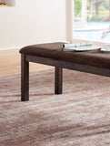 Classic Elegant Design Wooden 1pc Bench Only Dining Room Upholstered Seat Walnut Finish Bench B011P245909