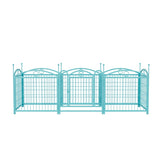 ZNTS Dog Playpen Indoor 24 inch 8 Panels Metal Dog Pen Pet Dog Fence Outdoor Exercise Pen with Doors, W368P233999