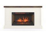 48 inch Fireplace with Mantel, Jasmine Whitewash and Barnwood Finish B108131558