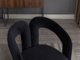 COOLMORE Contemporary Designed Velvet Fabric Upholstered Accent/Dining Chair /Barrel Side Chairs W395103721