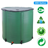 ZNTS 200 Gallon Folding Rain Barrel Water Collector Green 22520505