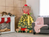5 FT Pre-lit Mannequin Artificial Christmas Tree Dress Form 99641371