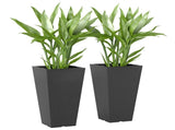 Set of 2 Plastic Flower Pots 02850510