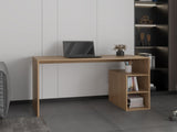 Computer Desk, 3 Shelves, Light Pine B097P262378
