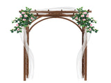Beautiful And Practical Garden Arch Dark Brown 44417823