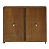 Mid Century Modern Fluted Hollowed Out Sideboard Cabinet with 2 Outlet Holes, Buffet Cabinet with W1801P288510