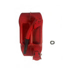 20L US Standard Cold-rolled Plate Petrol Diesel Can Gasoline Bucket with Oil Pipe Red 2 Pairs of 03165863