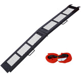 ZNTS 80" Steel Loading Ramp, 500LBS Capacity, Portable Motorcycle Ramp, Folding ATV Ramp for Pick up W465106377