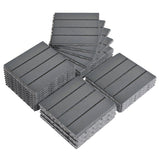 Plastic Interlocking Deck Tiles, 27 Pack, 11.8"x11.8" Waterproof Flooring Tiles for Indoor and 63174196