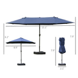 Outdoor beach umbrella/Double-Sided Market Umbrella 51516965