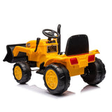 ZNTS 12V Kids Ride on Tractor Electric Excavator Battery Powered Motorized Car for Kids Ages 3-6, with W1811P154760