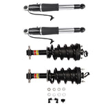 2Pcs Front Suspension Strut and Coil Spring Assembly and 2Pcs Rear Air Shock Absorber for Cadillac 82624302