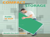 7ft Green Mid-Size Ping Pong Conversion Top Foldable & Portable Table Tennis Table Top for Indoor W1408P293380