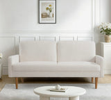 Velvet Sofa, European Style with Sleek Design, Modern & Vintage Flair, Upholstered 3 Seater Couch, B2735P291969