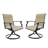 Swivel Dining Chairs Set of 2, Outdoor Swivel Breathable Textilene Patio Chairs Lawn Chairs for 88601617