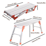 Aluminum workbench, large-sized step stool, foldable portable workbench T3292P291558