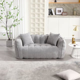 Soft beanbag chair with high resilience foam core for two people. The comfortable square recliner W1996P182164