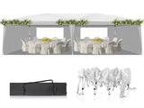 3 x 6m Two Windows Practical Waterproof Folding Tent White 60880444