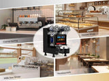 Cup Sealing Machine Full Automatic, Electric Cup Sealer 500-600 Cups/H, Bubble Tea Machine with LCD 65970414