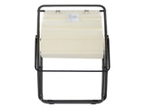 TREXM 2-Pieces Outdoor Folding Chair, Rattan-Wrapped Patio Chair with Adjustable Backrest, Thick N715P428435D