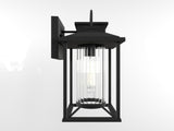Outdoor Porch Lights, Textured Black Exterior Lighting Fixtures Wall Mount, Modern Outdoor Wall W2714P218401