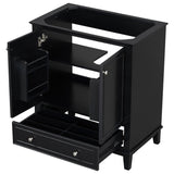 30" Bathroom Vanity without Sink, Base Only, Multi-functional Bathroom Cabinet with Doors and N725P186143B