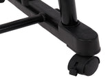 Single-bar Vertical & Horizontal Stretching Stand Clothes Rack with Shoe Shelf YJ-01 Black & Silver 62194653