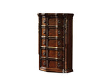 Traditional style Chest made with wood Dark Walnut 808857603425