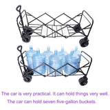 Big large capacity Folding cart Extra Long Extender Wagon Folding Wagon Garden Shopping Beach W227137386