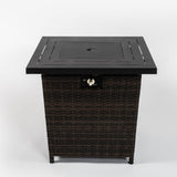 28inch Wicker Square Fire Pit Table W853102854