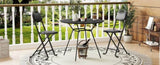 2pcs Folding Stool with Back, Cushioned Padded Folding Stool, Portable Folding Chairs for Outdoor W2580P314330