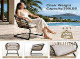 Wicker Dining Chair-SET OF 2 is designed to elevate your patio, balcony, or garden space into a W3990P421170