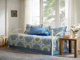 6 Piece Reversible Daybed Cover Set Blue Daybed B035129064