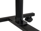 Four-Wheel Multifunctional Flat Surface Lifting Computer Desk Black 12535669