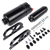 380LPH Universal Fuel Pump Bracket Kit & Filter AN8 Replacement for 0580254044 50-1005 30087980