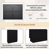 Modern Elegant Narrow Tipping Bucket Shoe Cabinet with 6 Flip Drawers, Space Saving Design, Cream N721P288699B