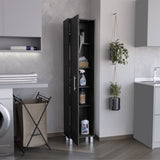 Laska Storage Cabinet, Broom Hangers, 1 Door B200P173188