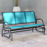 Outdoor courtyard seats for 3 people-Blue 50707601