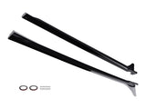 Side Skirts Extension Panel Lip fit for Honda Civic MC FE180JDM 22-2025 Gloss Black 67049404
