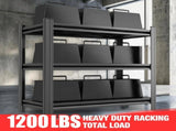 3-Layer Storage Rack, Metal Storage Rack, Adjustable Height Partition, Suitable For Living Room, 87908657