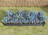 Raised Garden Bed Kit - Metal Raised Bed Garden7.6x3.7x0.98ft for Flower Planters, Vegetables Herb 97729335